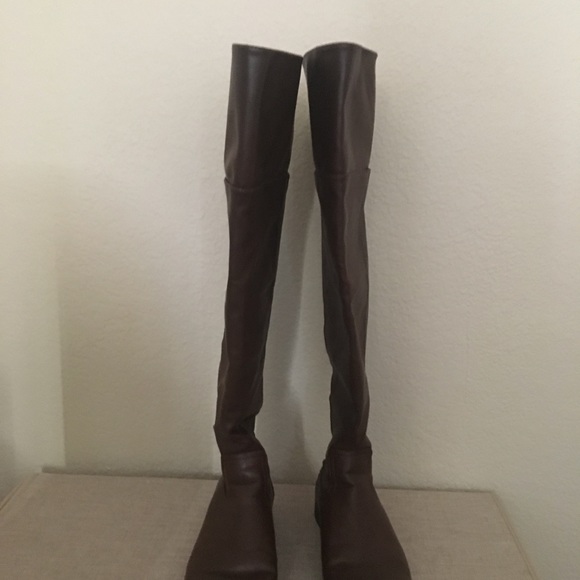 Forever 21 Faux Leather Over the Knee Boots - Picture 6 of 6